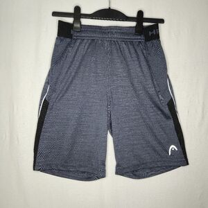 Head Men's Stretchy Shorts With Side Pockets Gray And Black Size S